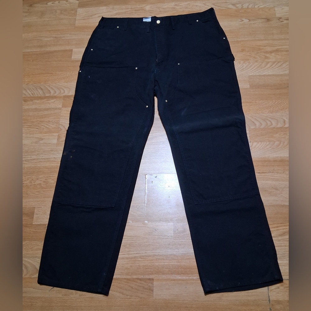 Vintage Cartharrtt  Double Knick Sz. 42x34 Black Color